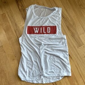 Wondery White Sleeveless Top